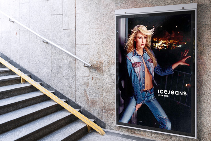 Fashion Advertising IceJeans Likecube